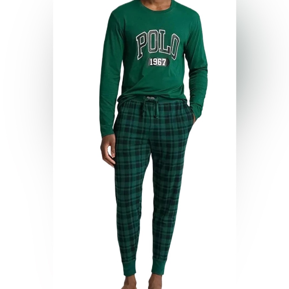 Polo 1967 Green Plaid Pajama Set